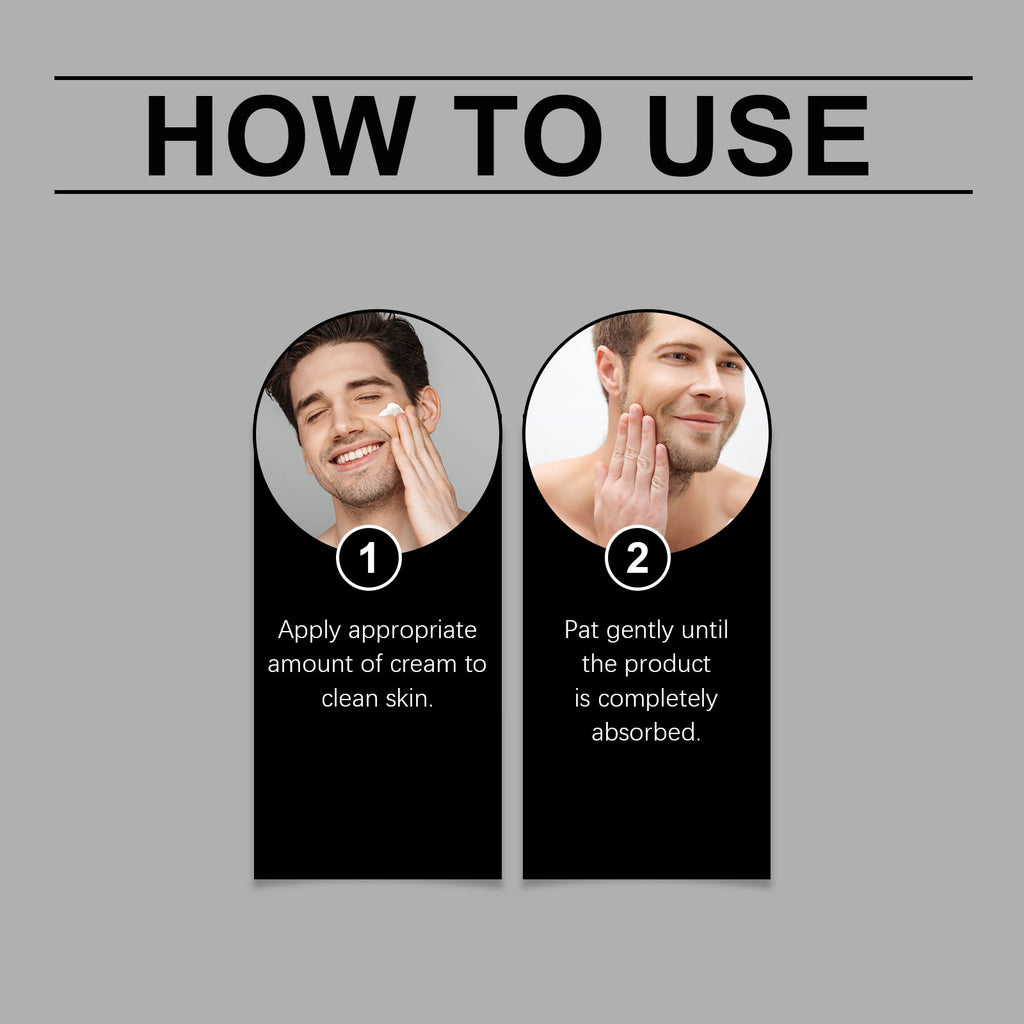 East Moon Men's Daily Face Cream - Anti-Aging Wrinkle Reducer & Moisturizer with Avocado Oil & Vitamin E