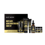 East Moon Men’s 5-Piece Face Care Set – Cleanse, Hydrate & Refresh