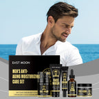 East Moon Men’s 5-Piece Face Care Set – Cleanse, Hydrate & Refresh