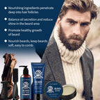 East Moon Sandalwood Beard Care Kit – Cleanse, Soften & Style
