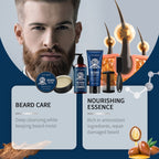 East Moon Sandalwood Beard Care Kit – Cleanse, Soften & Style