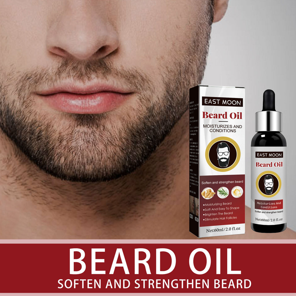 East Moon Beard Growth Oil deeply nourishes your facial hair to stimulate growth, add a healthy shine, and lock in moisture. No grease, no itch—just a perfectly groomed beard.