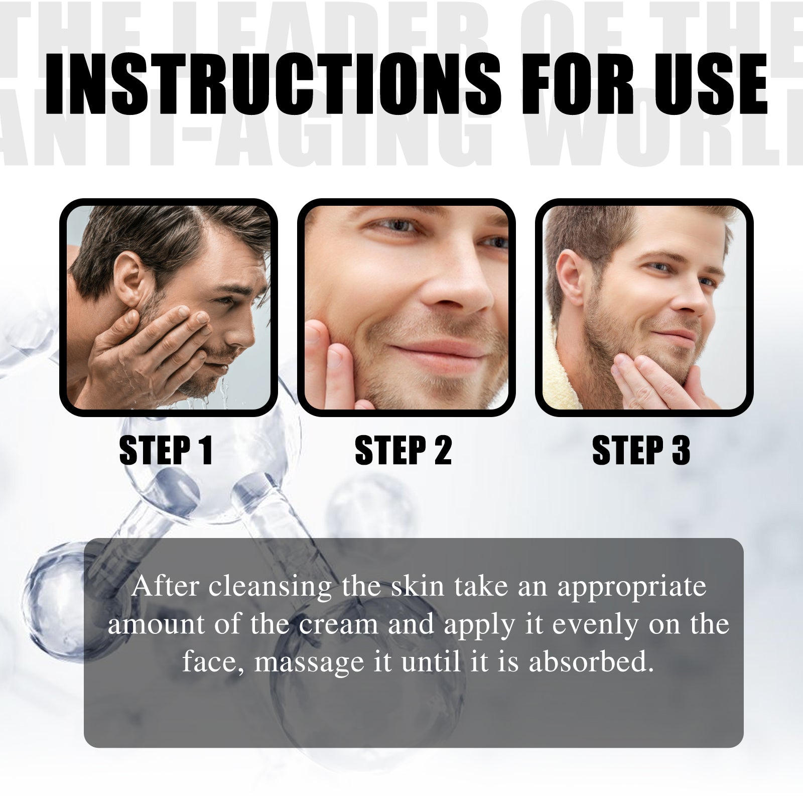 Anti-Aging Men's Cream - Collagen Wrinkle Repair & Hydration