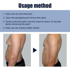 East Moon Men's Chest Firming & Fat Burning Patches (10pcs)