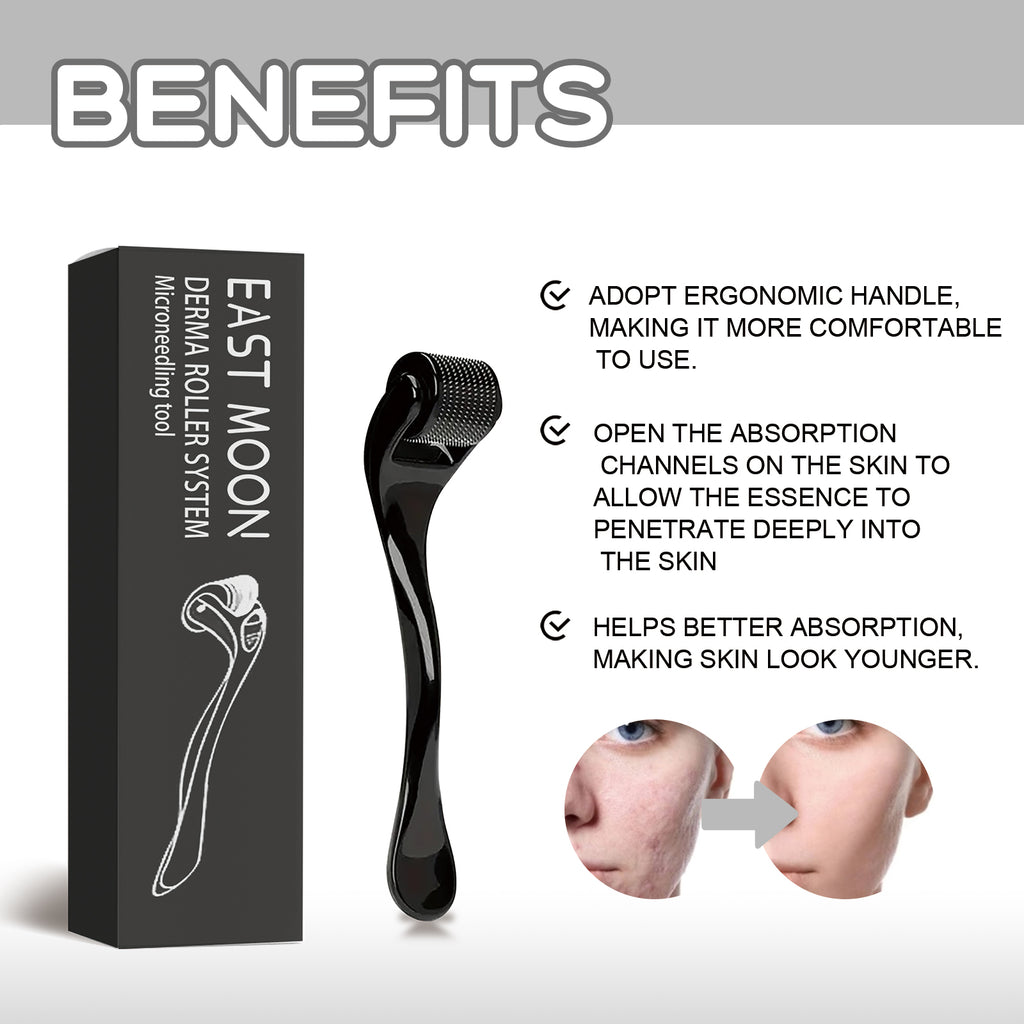 East Moon Face Massage Roller - Skincare Glow Booster & Anti-Aging Tool for Fine Lines & Smooth Skin