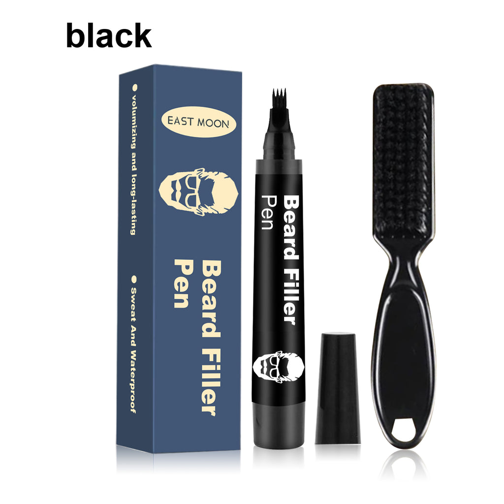 East Moon Beard Filler Pen – Waterproof, Sweat-Resistant Beard & Hairline Definer