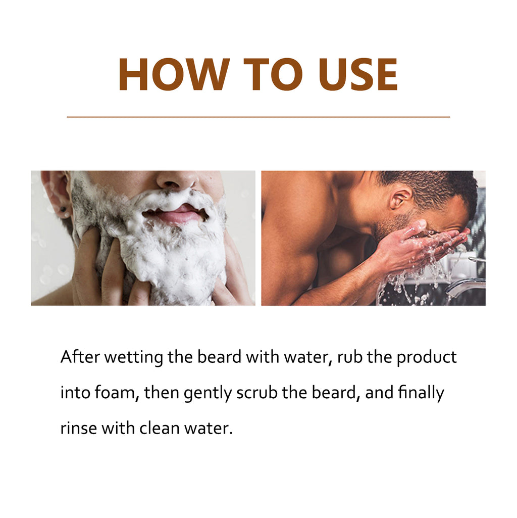 East Moon Polygonum Beard Darkening Soap - Men's Nourishing Cleanser Bars for Thicker & Fuller Facial Hair
