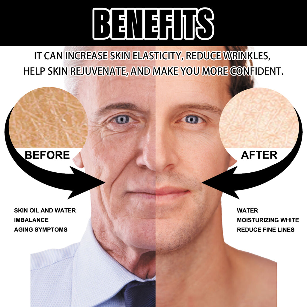 East Moon Men's Anti-Aging Face Cream - Firming & Anti-Wrinkle Moisturizer with Green Tea & Evening Primrose Oil