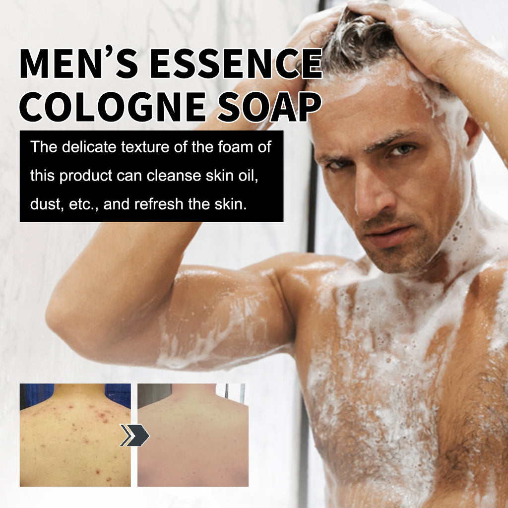 East Moon Men's Acne Control Cleansing Bar - Niacinamide Skin Brightening & Oil-Control Soap for Face & Body
