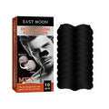 EAST MOON Men's Charcoal Pore Strips - Deep Cleansing Blackhead Remover Nose Strips for Men, Acne & Whitehead Unclogging Treatment for Nose, Forehead and Chin