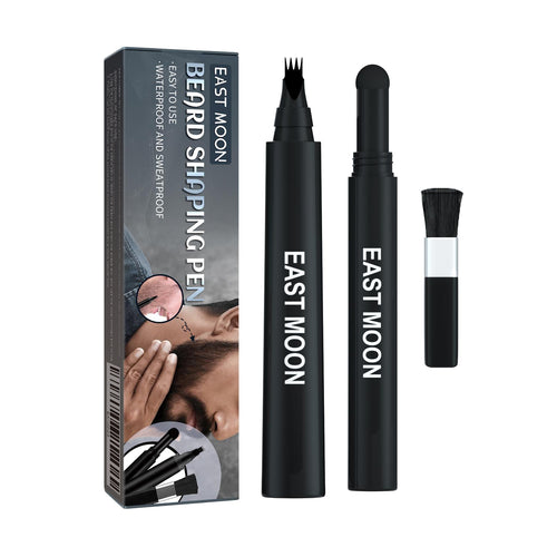 East Moon 3-in-1 Beard Filler Pen Kit – Waterproof Beard Definer