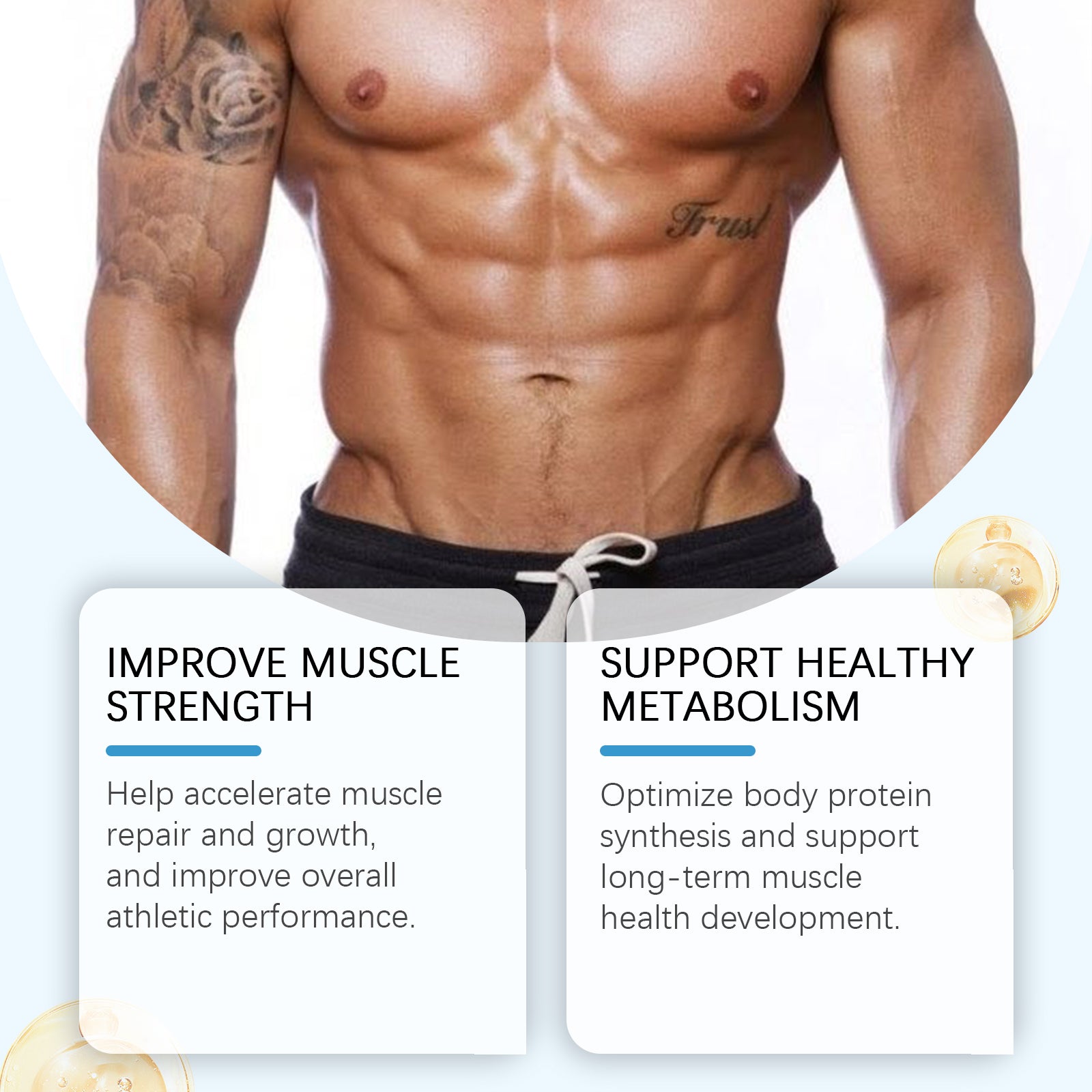 Googeer Muscle Growth Capsules - Protein Synthesis & Workout Endurance Supplement