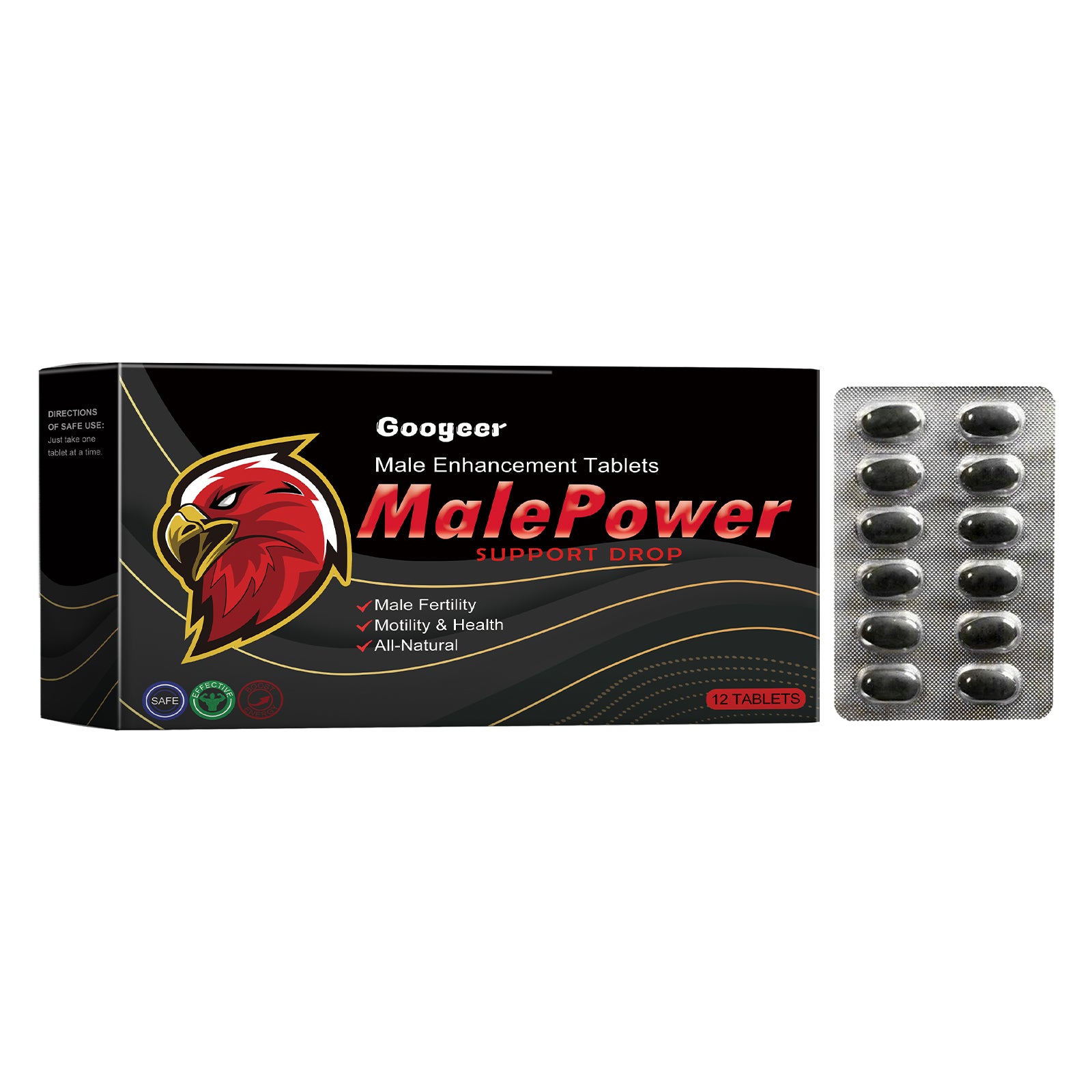 Googeer 男性增强药片 身体治疗