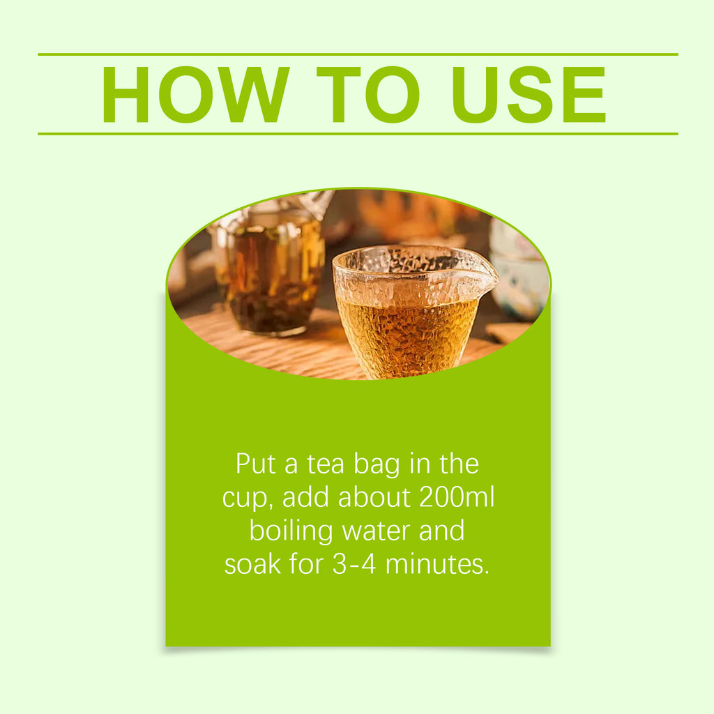 Googeer Organic Lung Detox Tea - Orange Peel & Honeysuckle Herbal Respiratory Care