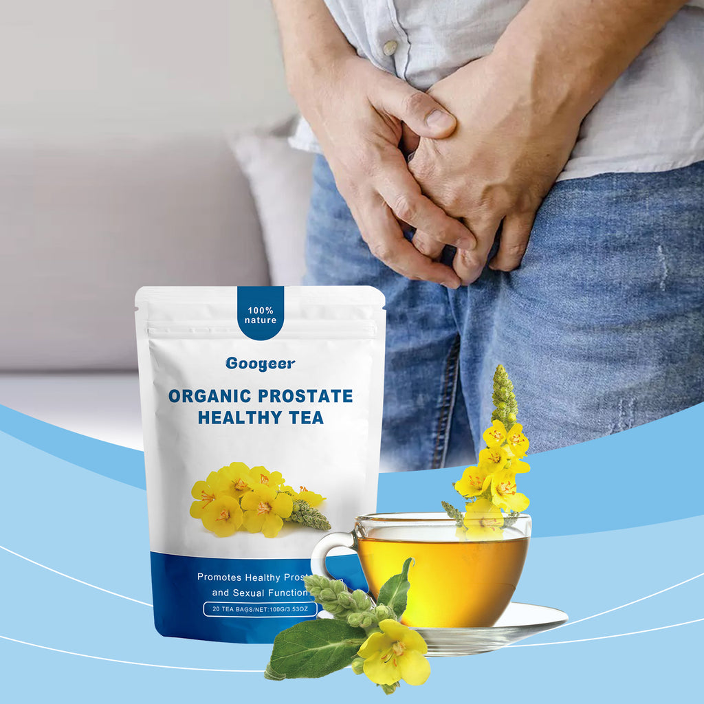 Googeer Organic Prostate Care Tea - Ginseng & Honeysuckle Men's Vitality Bags