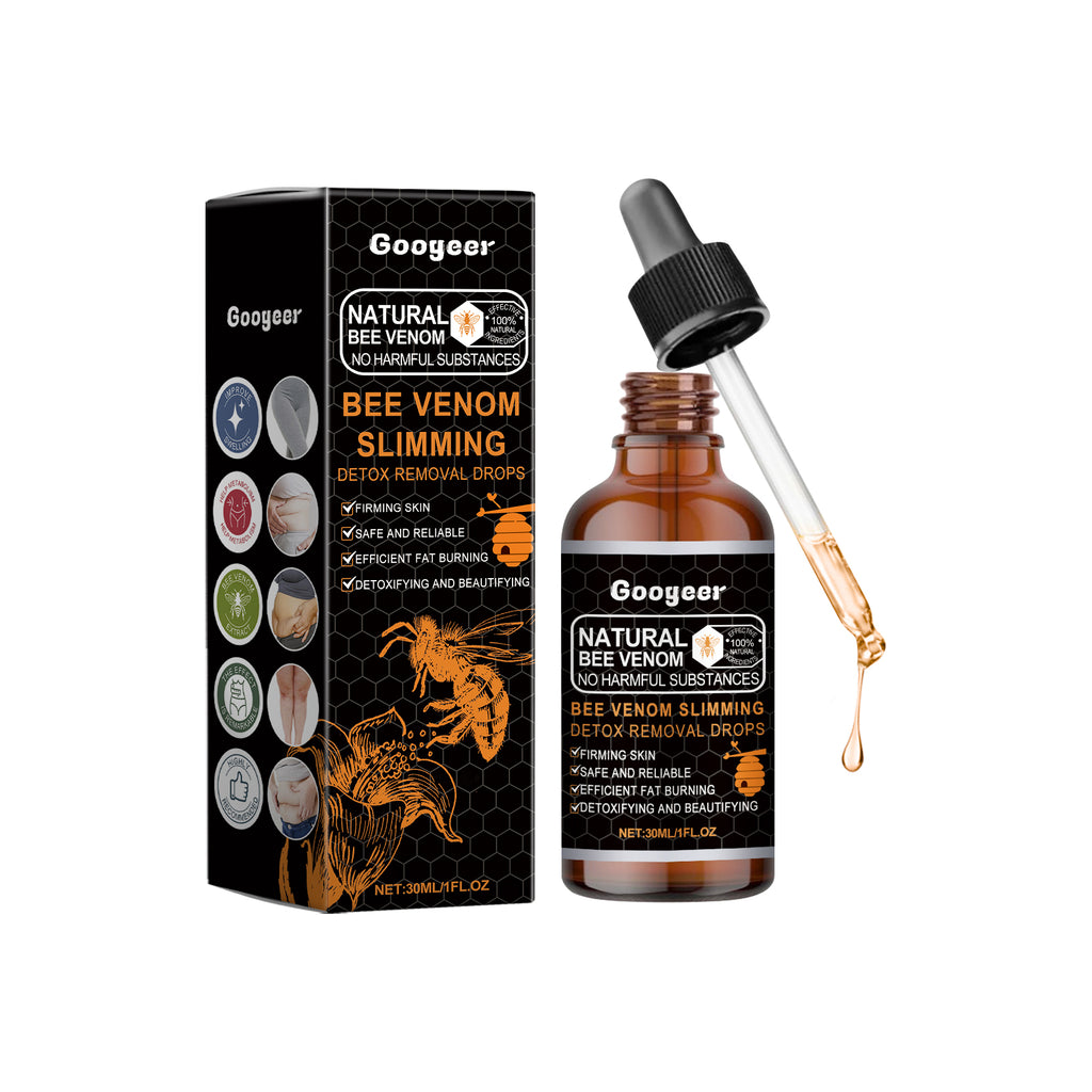 GOOGEER Bee Venom Slimming Drops - B1 & Gluconolactone Infused Metabolic Boosting Serum