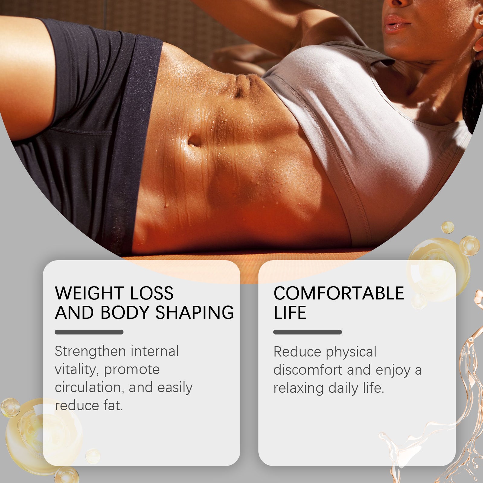 GOOGEER Bee Venom Slimming Drops - B1 & Gluconolactone Infused Metabolic Boosting Serum