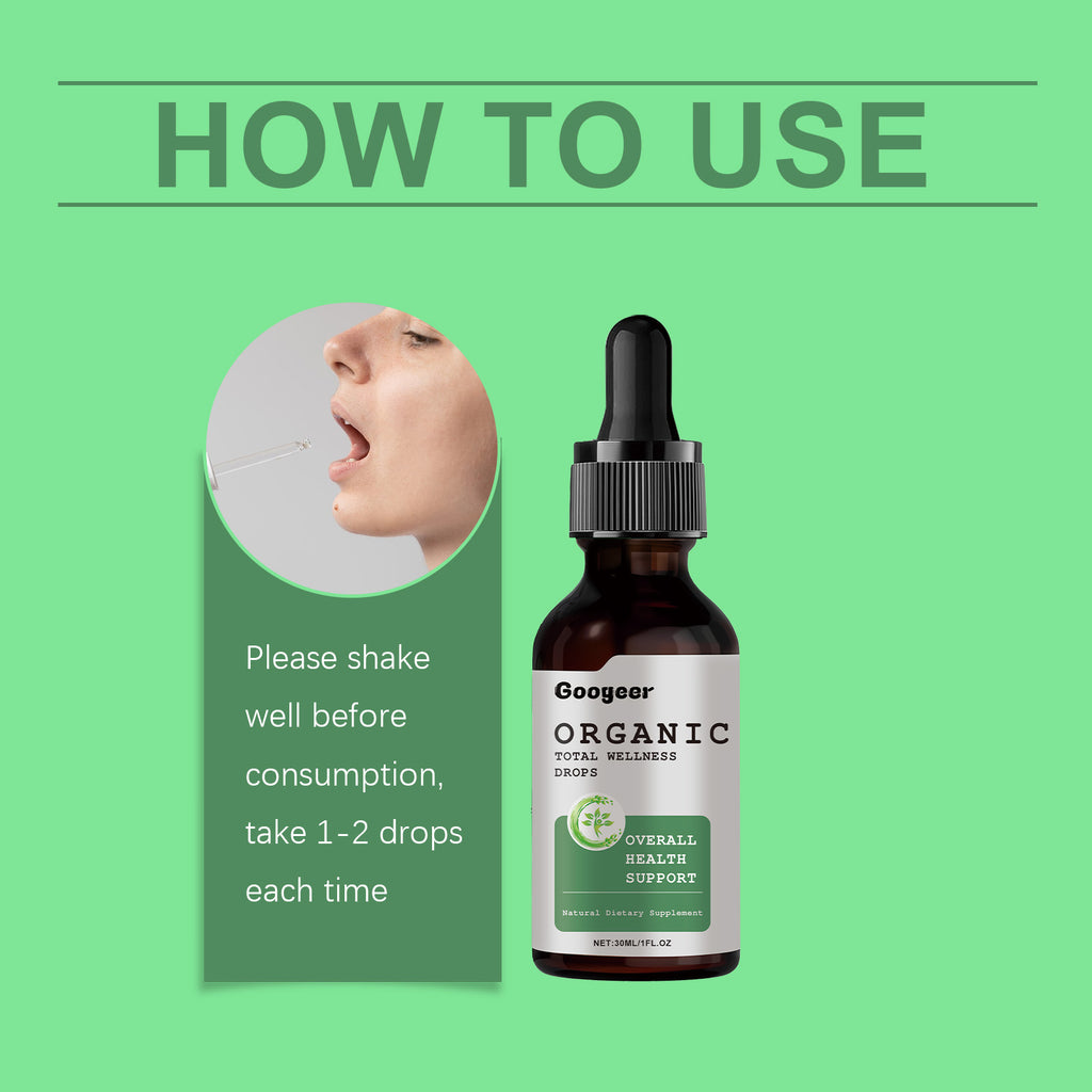 Googeer Premium Daily Wellness Drops - Advanced Nutrient Absorption & Energizing Systemic Support Dietary Supplement (30ml)