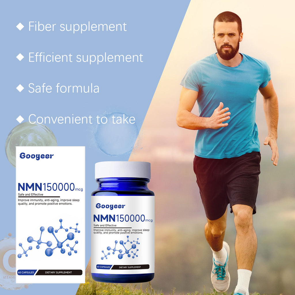 Googeer Daily Immune Capsules - Vitamin C & Dietary Fiber Vitality Supplement