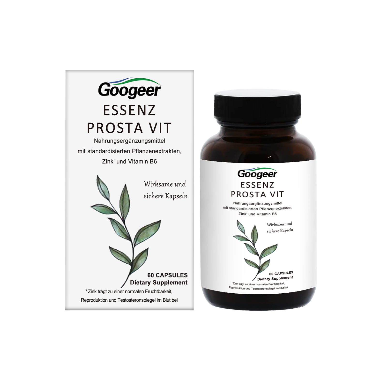 Googeer 前列腺膀胱健康胶囊 身体治疗身体护理