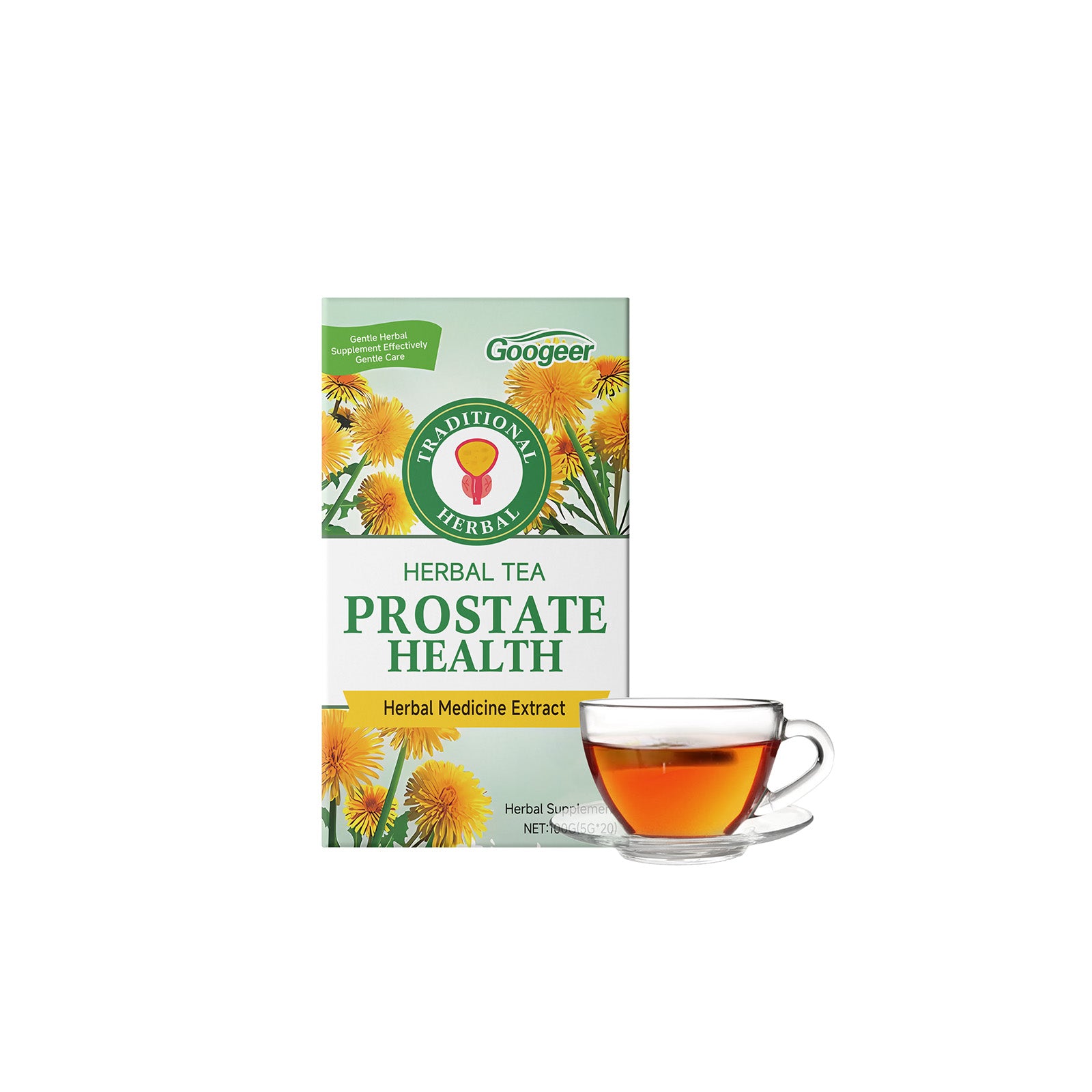 Googeer 草本前列腺健康茶 前列腺健康身体治疗