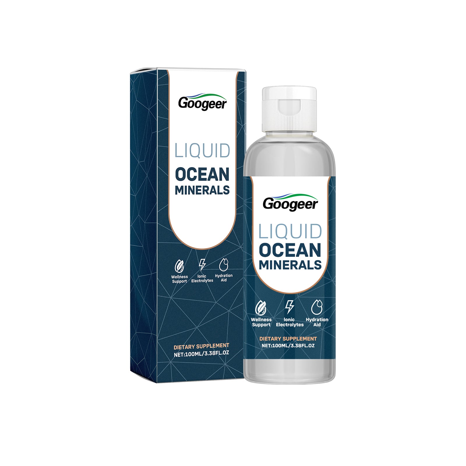 Googeer Premium Daily Vitality Drops - Advanced Mint Herbal Nutrient Blend & Systemic Defense Dietary Supplement (30ml)