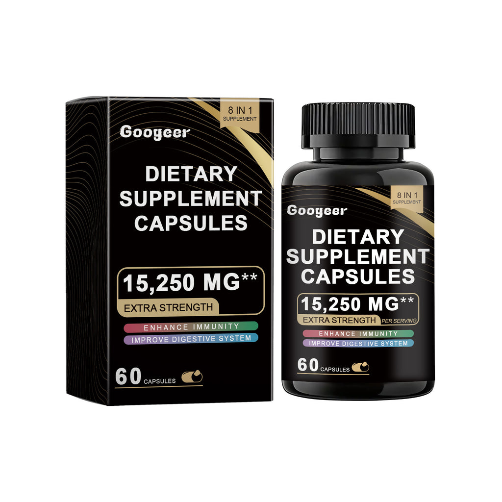 Googeer Premium Daily Wellness Capsules - Advanced Vitamin C Antioxidant Shield & Full-Body Vitality Dietary Supplement (60 Veggie Caps)