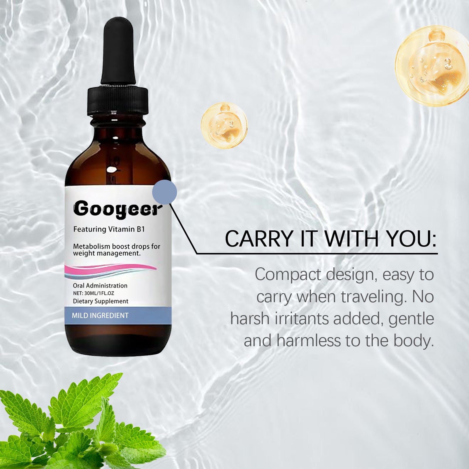 Googeer 新陈代谢滴剂 身体治疗