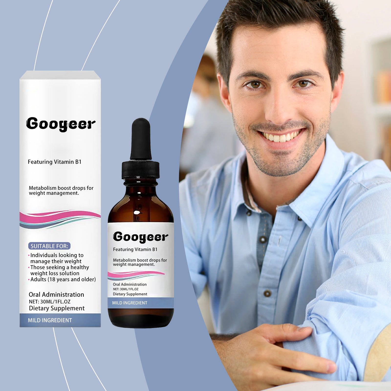 Googeer 新陈代谢滴剂 身体治疗