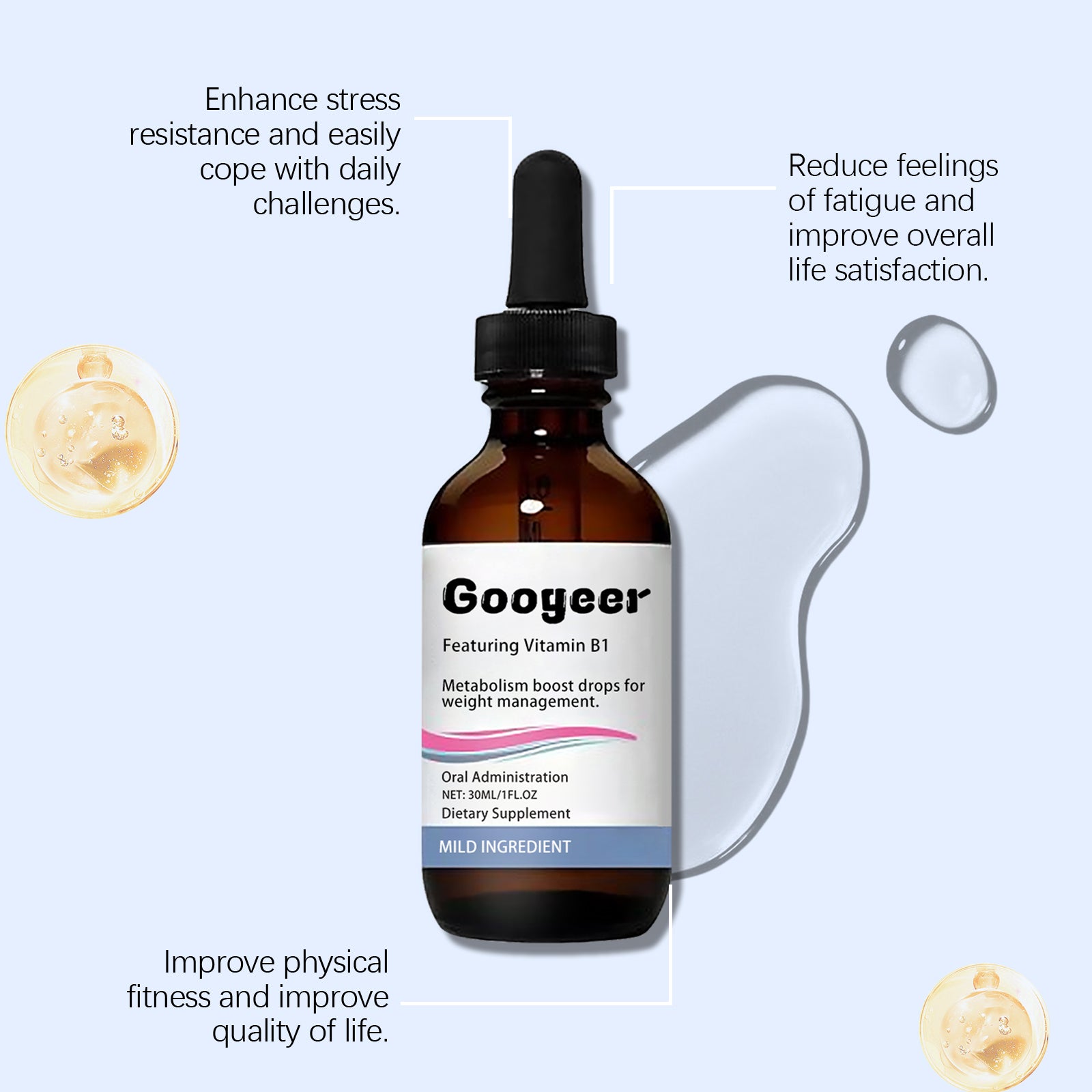 Googeer 新陈代谢滴剂 身体治疗
