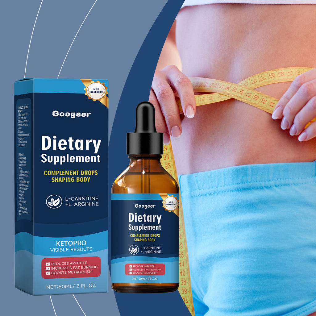 Googeer Energy Boost Drops - Vitamin B1 & Herbal Carb Metabolism Supplement