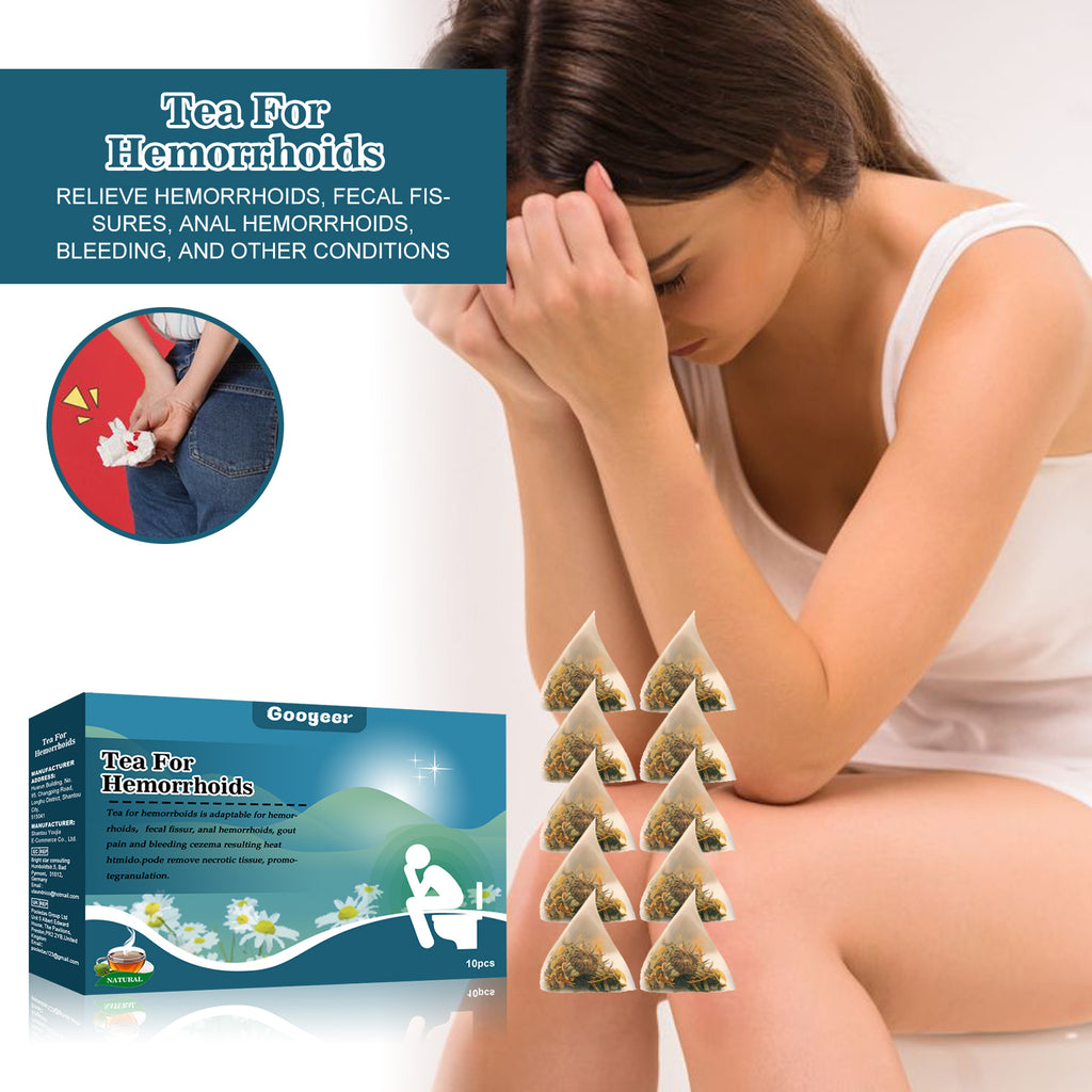 Googeer Herbal Hemorrhoid Relief Tea - Anti-Swelling & Soothing Anal Comfort Bags