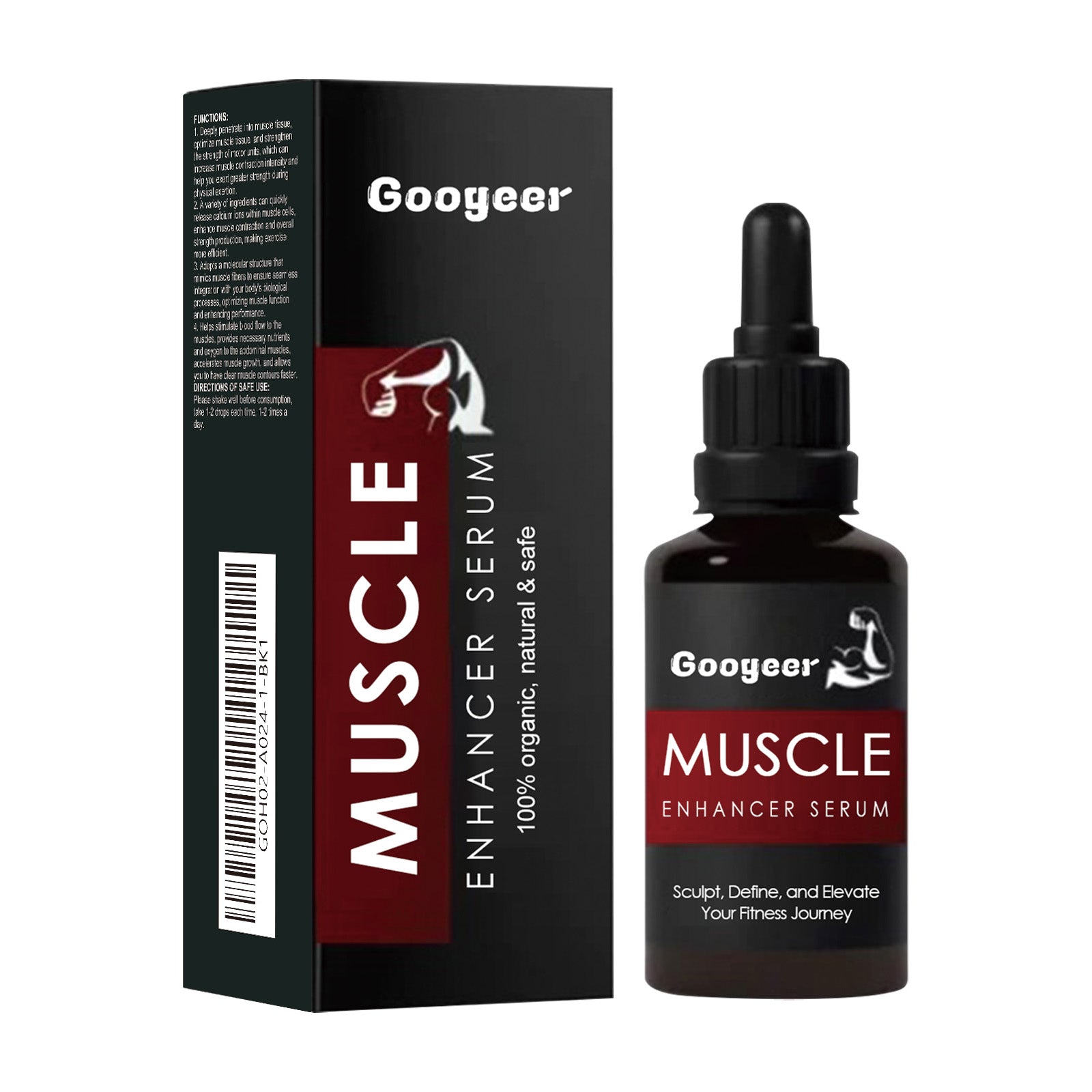 Googeer 肌肉增强剂 锻炼增强肌肉线条紧致收腹身体赘肉塑形纤体剂