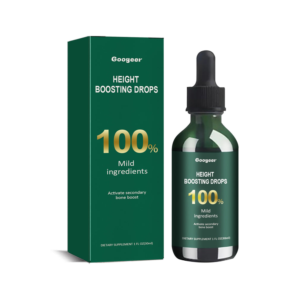GOOGEER Liquid Calcium & Vitamin D3 Drops - High-Absorption Bone Density & Growth Support