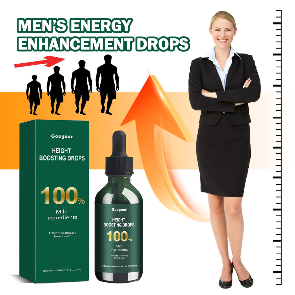 GOOGEER Liquid Calcium & Vitamin D3 Drops - High-Absorption Bone Density & Growth Support