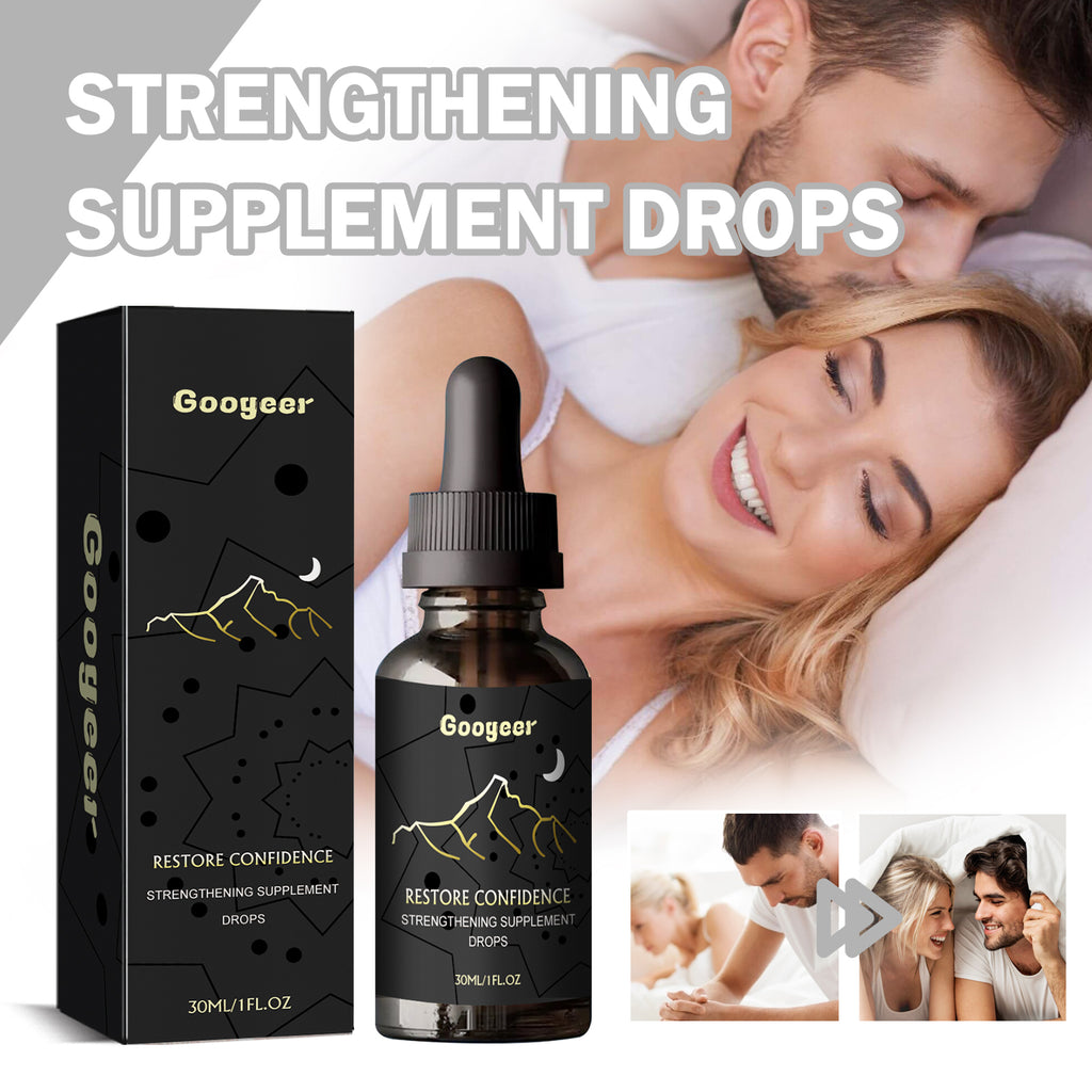 Googeer Men's Vitality Drops - Shilajit & Ginseng Advanced Stamina Formula