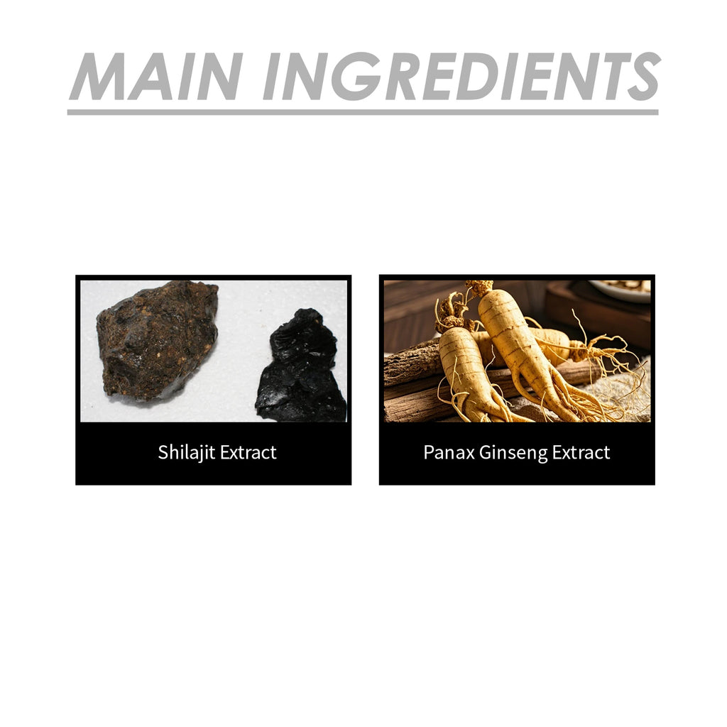 Googeer Men's Vitality Drops - Shilajit & Ginseng Advanced Stamina Formula
