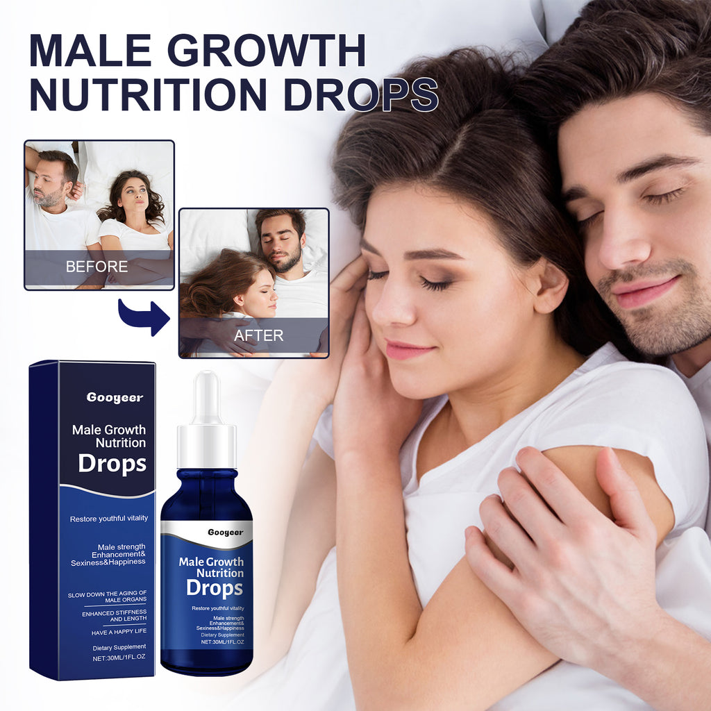 Googeer Men's Vitality Drops - Shilajit & Ginseng Energy Boosting Supplement