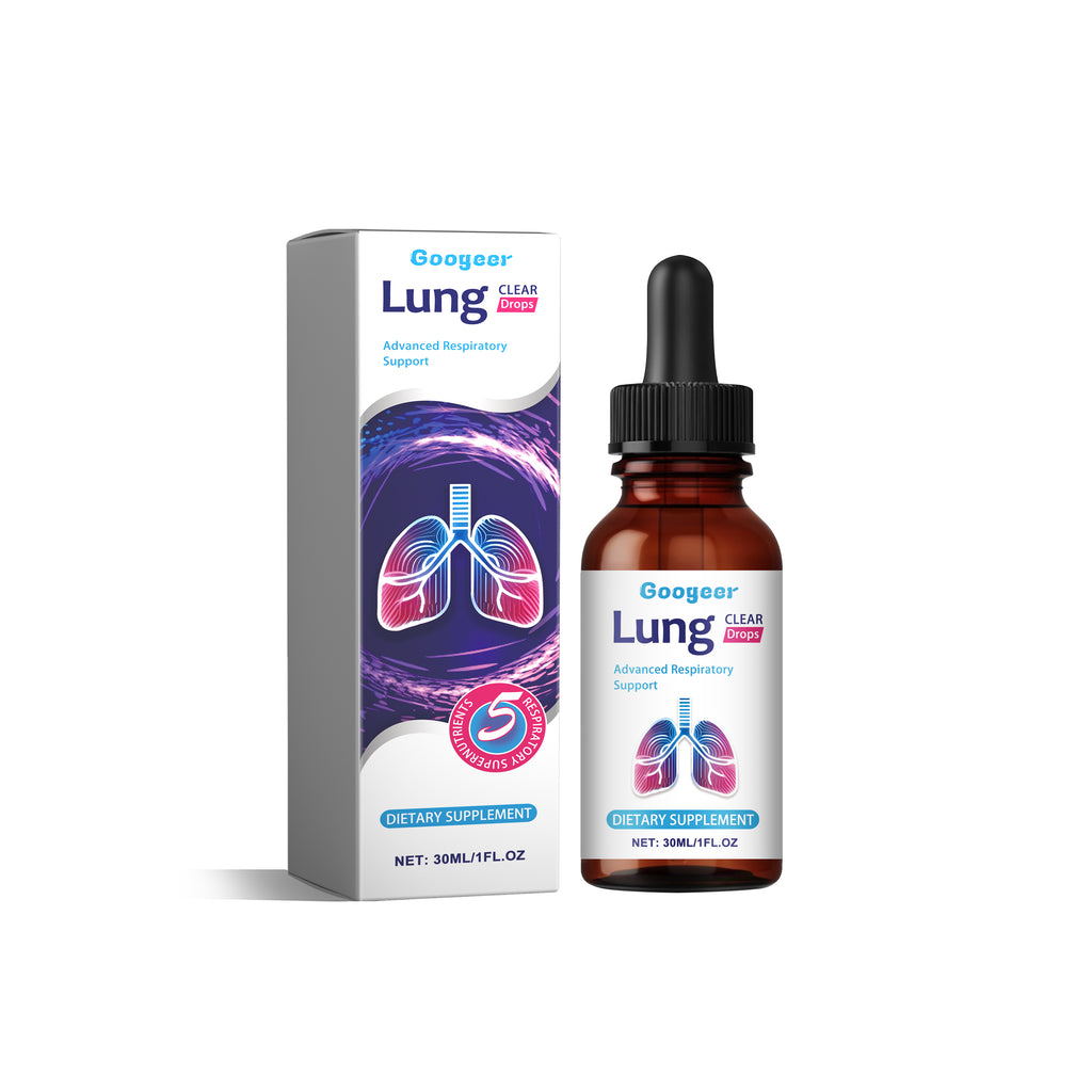 Googeer Premium Throat Soothing Drops - Advanced Loquat Respiratory Comfort & Daily Clear Breath Liquid Supplement (30ml)