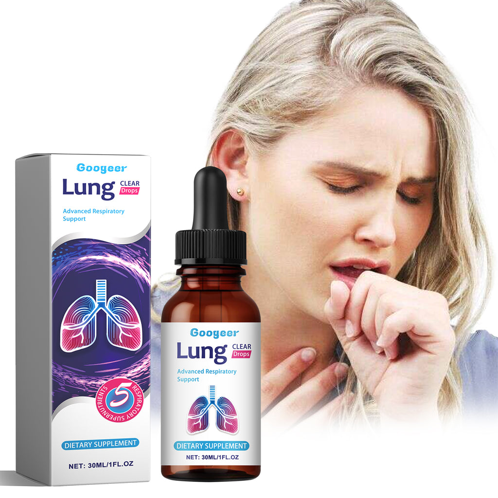 Googeer Premium Throat Soothing Drops - Advanced Loquat Respiratory Comfort & Daily Clear Breath Liquid Supplement (30ml)