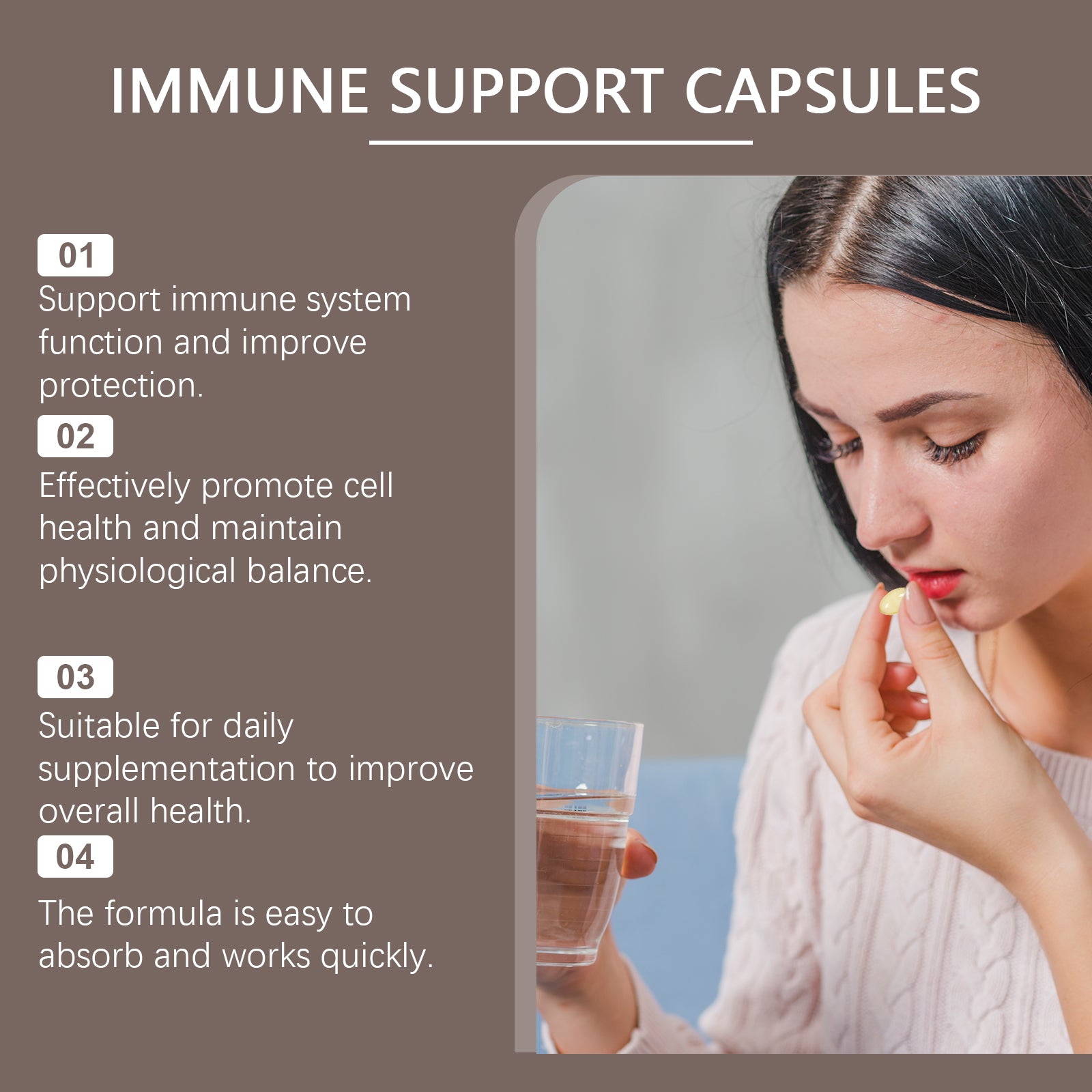 GOOGEER Vitamin D3 Immune Support Softgels (300 Capsules) - High-Absorption Daily Vitality Supplement