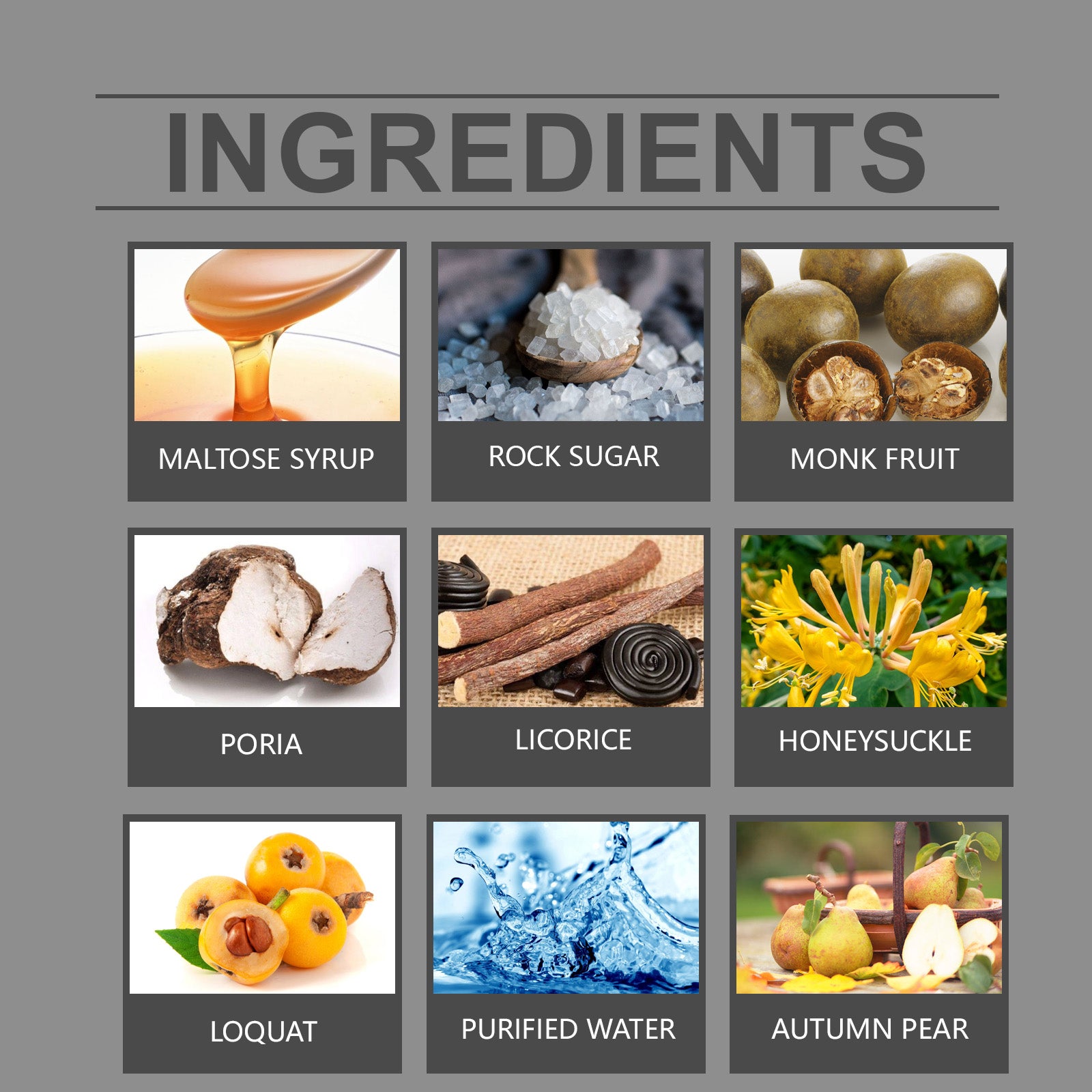GOOGEER Herbal Vitality Lo Han Kuo Syrup - Natural Sweetness Daily Dietary Supplement