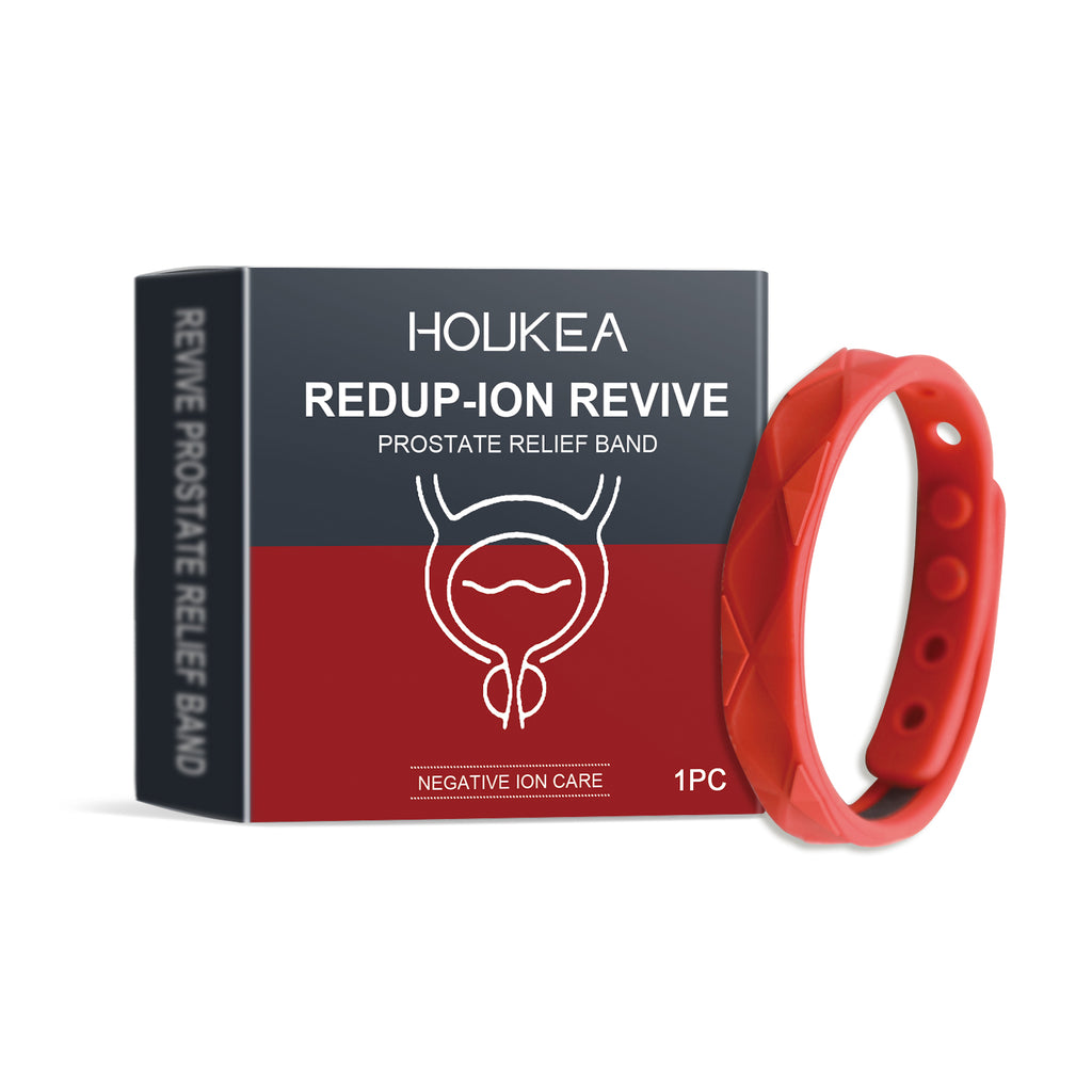 Houkea Men's Prostate Care Silicone Wristband - Comfort & Wellness Support Bracelet for Relieving Discomfort & Better Sleep