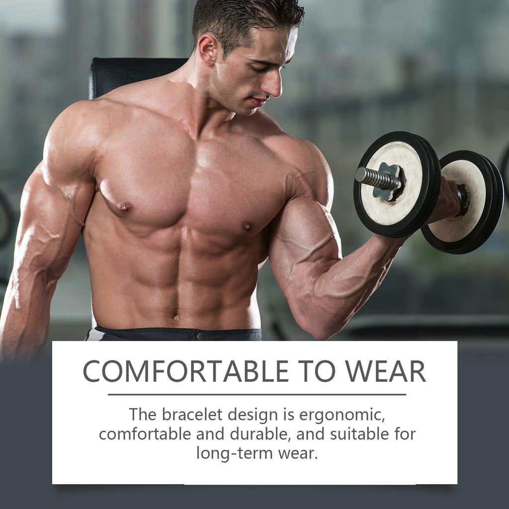 Houkea Men's Prostate Care Silicone Wristband - Comfort & Wellness Support Bracelet for Relieving Discomfort & Better Sleep