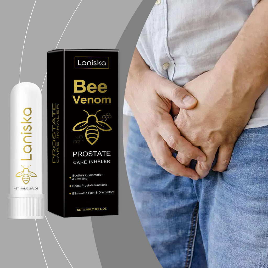 Laniska Bee Venom Men's Vitality Inhaler - Premium Prostate Support & Daily Relaxation Aromatherapy (2g)