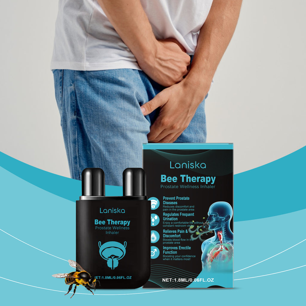 Laniska Men's Premium Vitality Nasal Inhaler - Soothing Prostate Support & Body Relaxation Aromatherapy (2g)