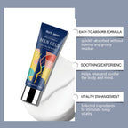 NORTH MOON Men's Vitality Massage Lubricant - Energizing & Soothing Body Gel