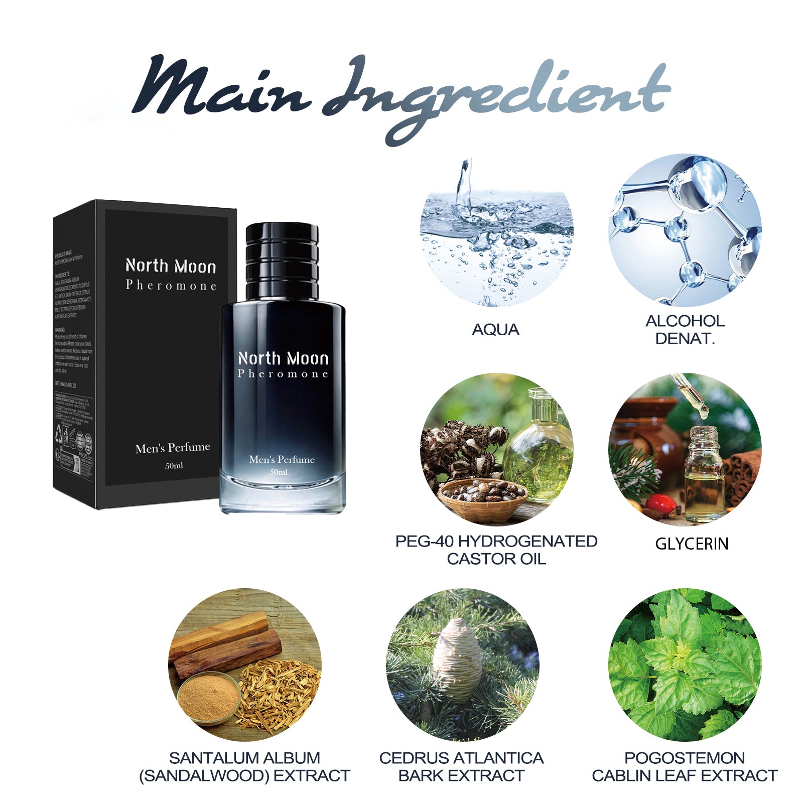 Men's Pheromone Attraction Cologne - Long-Lasting Fresh & Romantic Intimate Oil