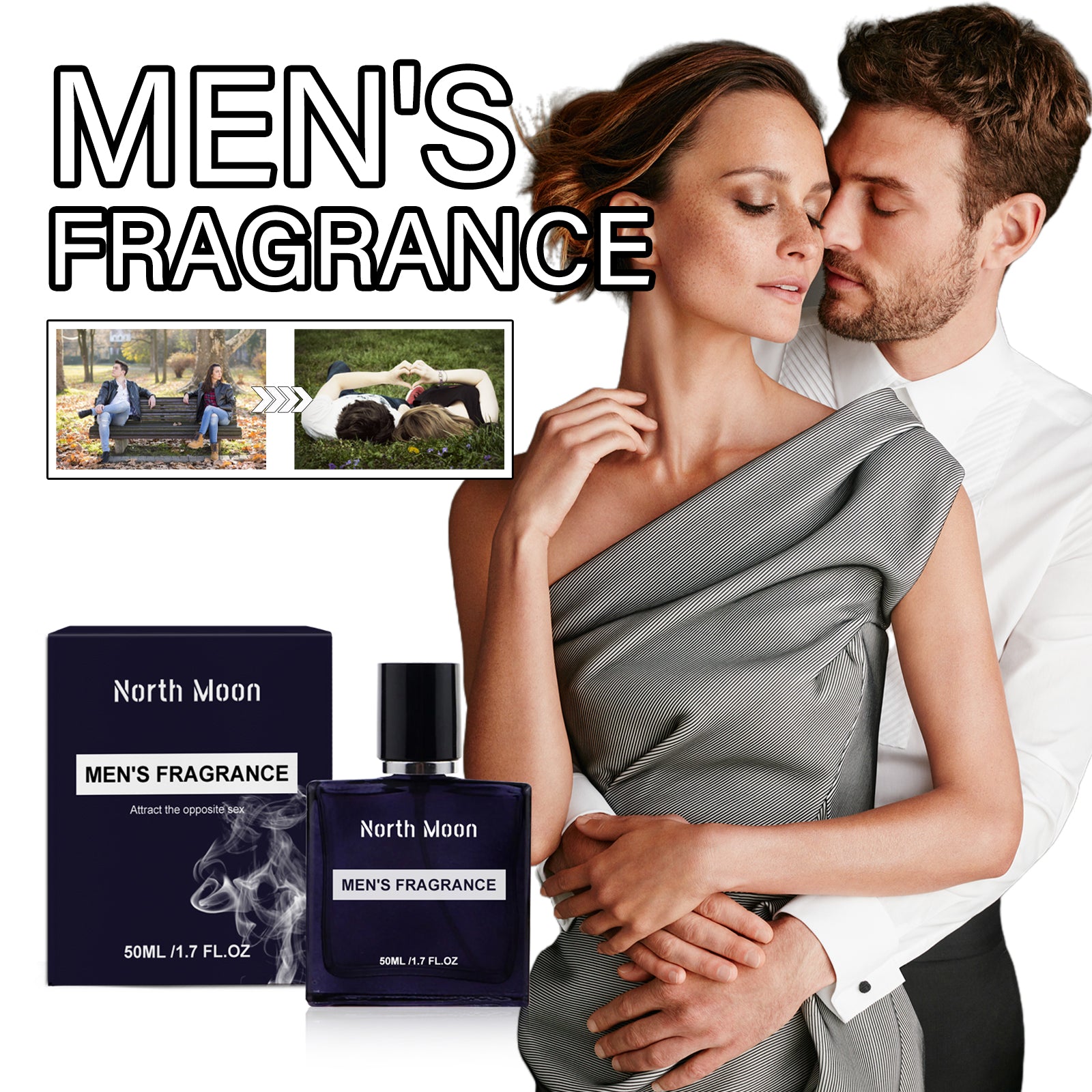 Men's Pheromone Attraction Cologne - Long-Lasting Fresh & Intimate Spray📝
