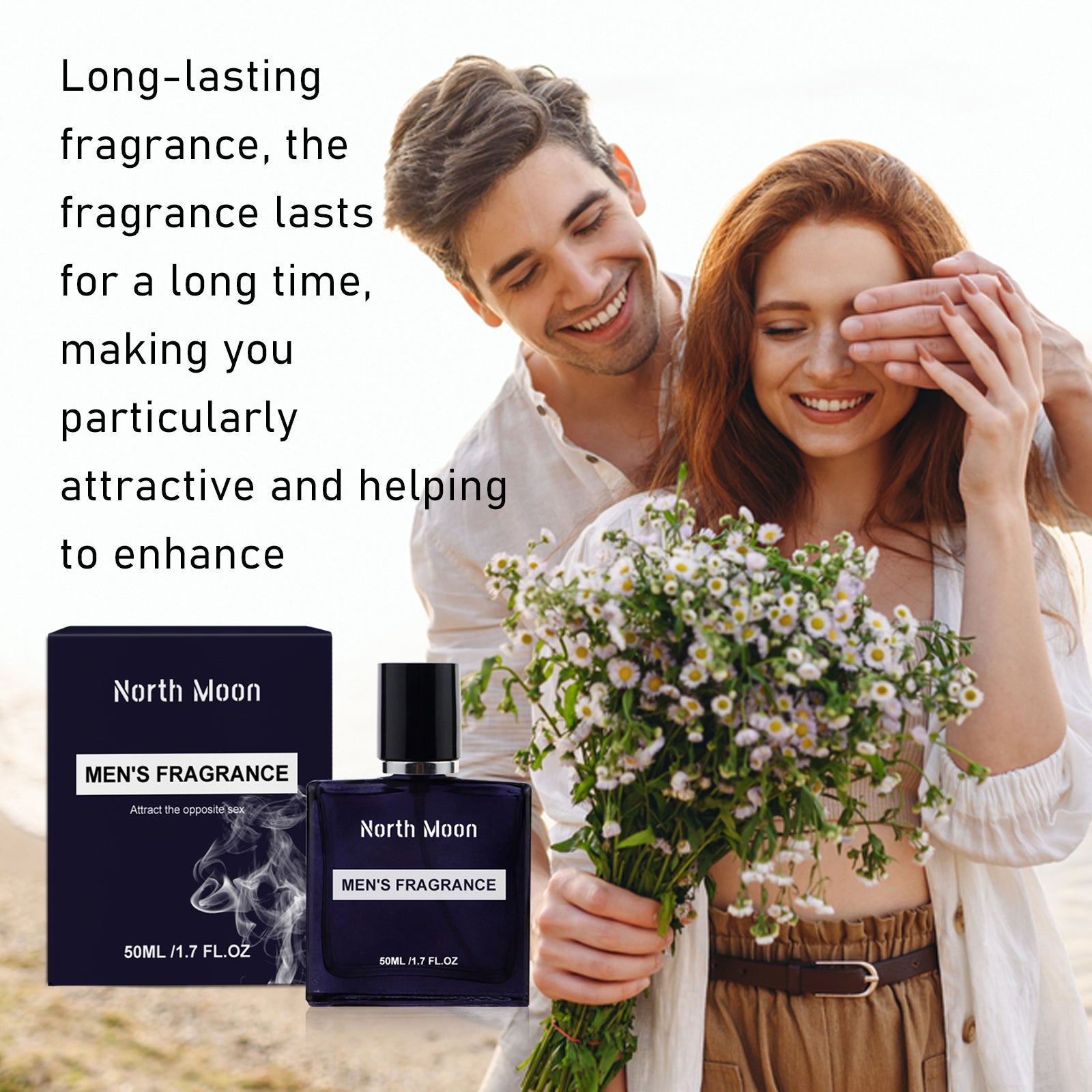 Men's Pheromone Attraction Cologne - Long-Lasting Fresh & Intimate Spray📝